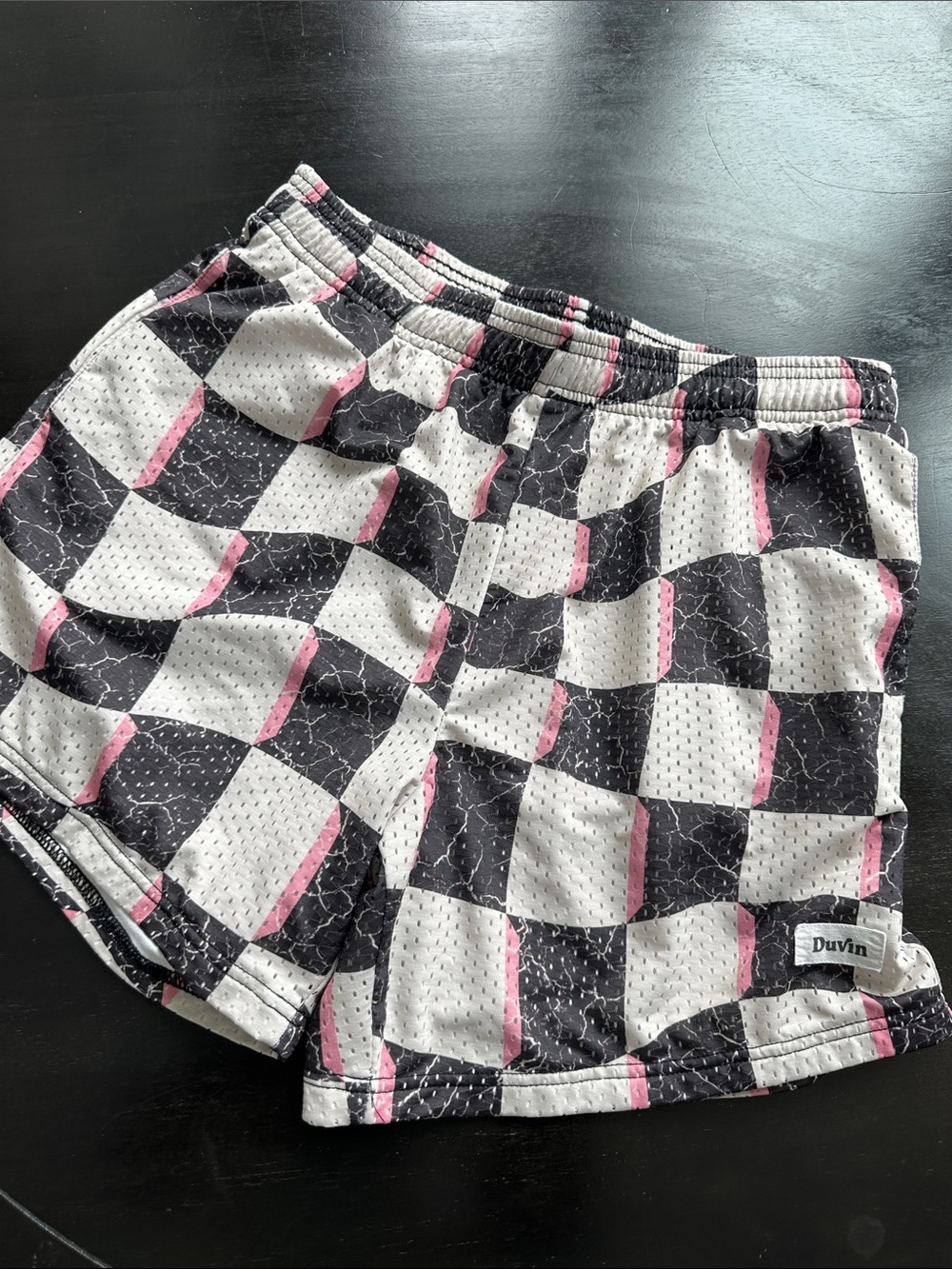 Men's Duvin Checkerboard Athletic Shorts
